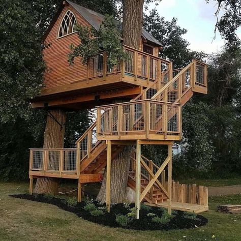 Kottage Knechtion Treehouse B&B Adult Treehouse, Treehouse Airbnb, Beautiful Tree Houses, Treehouse Hotel, Building A Treehouse, Tree House Plans, Tiny Houses For Rent, Sioux City, Huge Windows