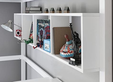 Ultimate List of Bunk Bed Accessories and Why You Need Them Bunk Bed Accessories For Kids, Bunk Bed Storage Ideas, Slimline Bathroom Storage, Bunk Bed Tent, Bunk Bed Shelf, Loft Shelf, Bunk Bed Accessories, High Quality Bedroom Furniture, White Bathroom Storage