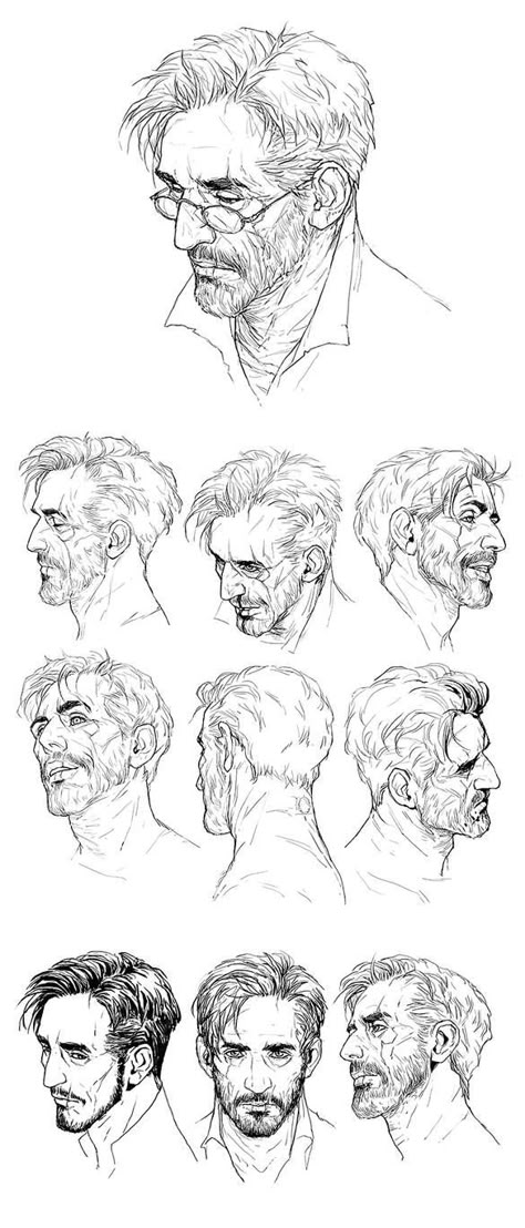 Drawing Reference Male Face, Drawing Reference Comic, Reference Male Face, Drawing Reference Male, Male Face Drawing, Reference Male, Drawing Face Expressions, Comic Face, 얼굴 드로잉