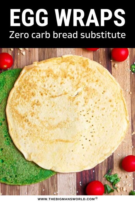 Homemade Egg Wraps, Zero Carb Breakfast, Breakfast Proteins, Healthy Tortilla Wraps, Eggs Dishes, Carnivore Lifestyle, Egg Wraps, Egg Whites Wrap, Keto Savory