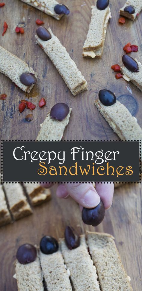 Enjoy these creepy finger sandwiches stuffed with pimento cheese appetizer! These pimento cheese sandwiches are an easy Halloween recipe for your Halloween party! Pimento Cheese Appetizer, Halloween Sandwiches, Halloween Fingerfood, Finger Sandwich, Halloween Finger Foods, Halloween Appetizers Easy, Pimento Cheese Sandwiches, Halloween Tea Party, Recetas Halloween