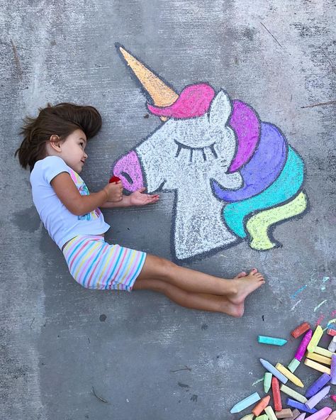 Chalk art christmas