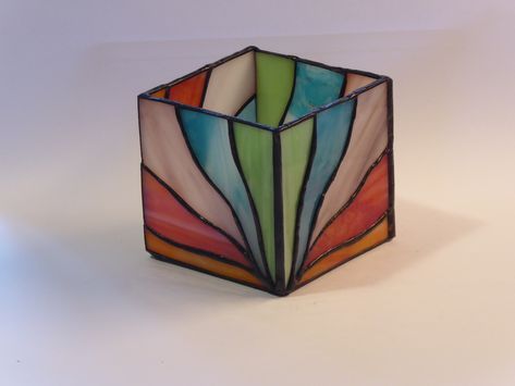 Stained Glass Tea Light Holder, Stained Glass Lighting, Stained Glass Candle Holders, Stained Glass Candles, Tiffany Stained Glass, Stained Glass Butterfly, Glass Tea Light Holders, Tea Light Holders, Diy Lamp Shade