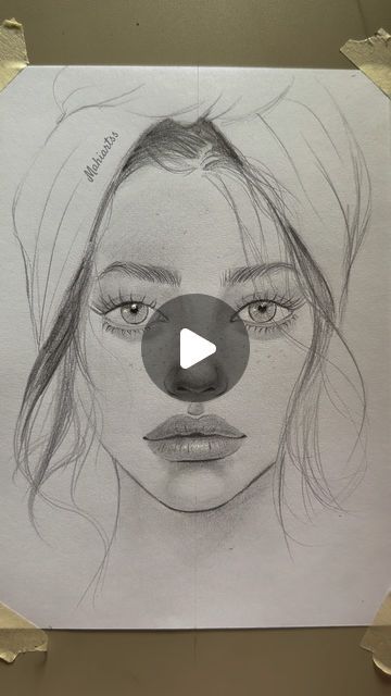 𝕄𝕒𝕙𝕚 𝔸𝕣𝕥 on Instagram: "The full video is on my YouTube channel.(Mahiartss) #drawthisinyourstyle #drawing #drawingtutorial #sketch #tutorial #pencildrawing #youtube" Art Sketches Videos, Face Sketch Tutorial, Female Portrait Art, Sketch Tutorial, Female Face Drawing, Sketch Videos, Face Sketch, Sketches Tutorial, April 26