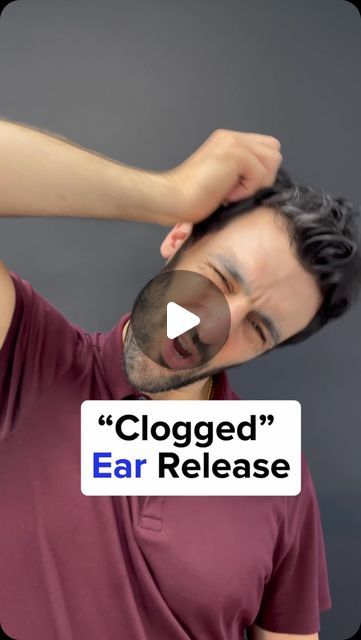 Dr. Joe Damiani - TMJ, Head & Neck Specialist on Instagram: "Do you experience fullness in the ear? Maybe it feels like it’s clogged or even hurts sometimes but the ENT says nothing’s wrong with it?   Well, the jaw is a very common culprit of ear issues. And specifically when it comes to a clogged fullness, feeling the medial pterygoid muscle can contribute to it.   You see when the medial pterygoid has spasms in it it does not let the tensor veli palatini do its job which allows eustachian tube to dilate which relieves inner ear and sinus pressure.  In this video, I demonstrate a simple release you can do to get relief now.   Keep in mind other symptoms such as an ear ache that feels literally exactly like an earache and even tonight as can be causing to jaw or TMJ also.  If you’re starti How To Get Rid Of Fluid In Ear, Head Pressure Relief, Sinus Ear Pressure Relief, Ear Fullness Relief, Ear Blockage Remedies, How To Relieve Sinus Pressure, Unblock Ears, Ear Congestion Relief, Sinus Infection Essential Oils