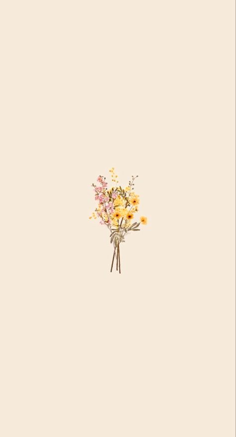 Simple And Aesthetic Wallpaper, Astetic Flower Wallpapers, Vintage Spring Wallpaper, Asthetic Quotes Romantic, Simple Flower Background Wallpapers, Spring Wallpaper Simple, Simple Widget Pictures, Flower Drawing Aesthetic Wallpaper, Simple Flower Wallpaper Iphone