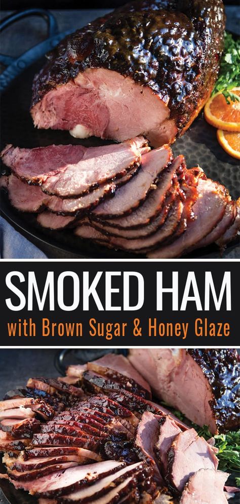 Smoked Ham Glaze, Brisket Pizza, Sugar Glaze Recipe, Best Ham Recipe, Brown Sugar Honey Glaze, Smoked Ham Recipe, Sugar Ham, Reduction Sauce, Brown Sugar Ham