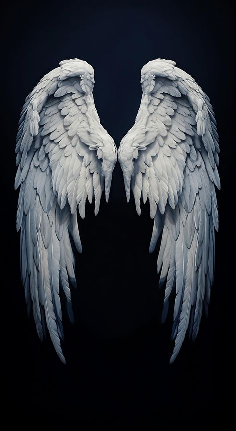 Seraphim Angel Wallpaper, Angel Wings Art Reference, Lucifer Wings Tattoo, Black Wings Aesthetic Angel, Wings Astethic, Black Angel Wallpaper, Black Wings Aesthetic, Angel Astethic, Broken Angel Wings