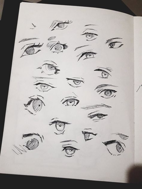 Anime Eyes Drawing Pencil, Croquis, Drawings Of Eyes Anime, Eye Sketches Anime, Cartoon Eyes Drawing Reference, Intimidating Eyes Drawing, Scary Eyes Drawing Anime, Cute Anime Eyes Reference, Female Eyes Drawing Anime