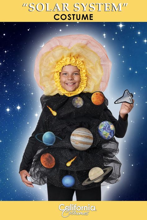 Solar System Costume, Planet Costume, Eight Planets, Space Costumes, Round Dress, California Costumes, School Play, Our Solar System, Space Shuttle