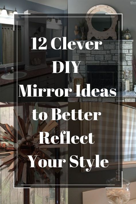 Repurpose Mirror, Types Of Mirrors, Mirror Makeover Diy, Mirror Upcycle, Cute Fall Backgrounds, Pumpkin Designs Painted, Mirror Diy Projects, Diy Mirrors, Mirrors Diy