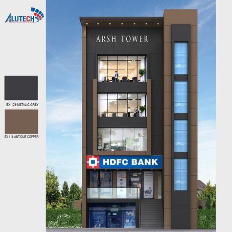 façade designs Commercial Building Plans, Building Front Designs, Plaza Design, Commercial Design Exterior, Retail Store Interior Design, Hospital Architecture, House Outer Design, Facade Architecture Design, Building Elevation