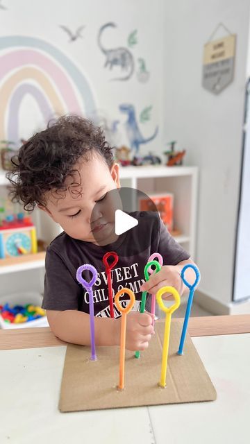 Peeja | Ayden & Alfie on Instagram: "A fun fine motor skills and concentration for toddlers.  ➡️ Suitable from 2yo+ or earlier (Alfie is 22mo)  Our content is for educational purpose. ‼️ Strictly NO REPOST ‼️  #AydenAlfiePlays" Fine Motor Skills Activities For Toddler, Fine Motor Activity For Toddlers, Motoric Activities For Kids, Hands On Activities For Toddlers, Motor Skill Activity For Toddlers, Sensory For Toddlers, Hand Games For Kids, Language Activities For Toddlers, Motor Skills Activities For Toddlers