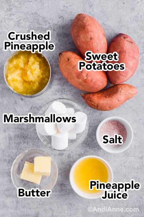 Sweet Potatoes With Pineapple Recipes, Yams With Pineapple And Marshmallows, Sweet Potatoes With Pineapple And Marshmallows, Sweet Potato Casserole With Pineapple And Marshmallows, Sweet Potato Recipes With Pineapple, Sweet Potatoes And Pineapple, Sweet Mashed Potatoes With Marshmallow, Pineapple Candied Yams, Pineapple Sweet Potato Casserole