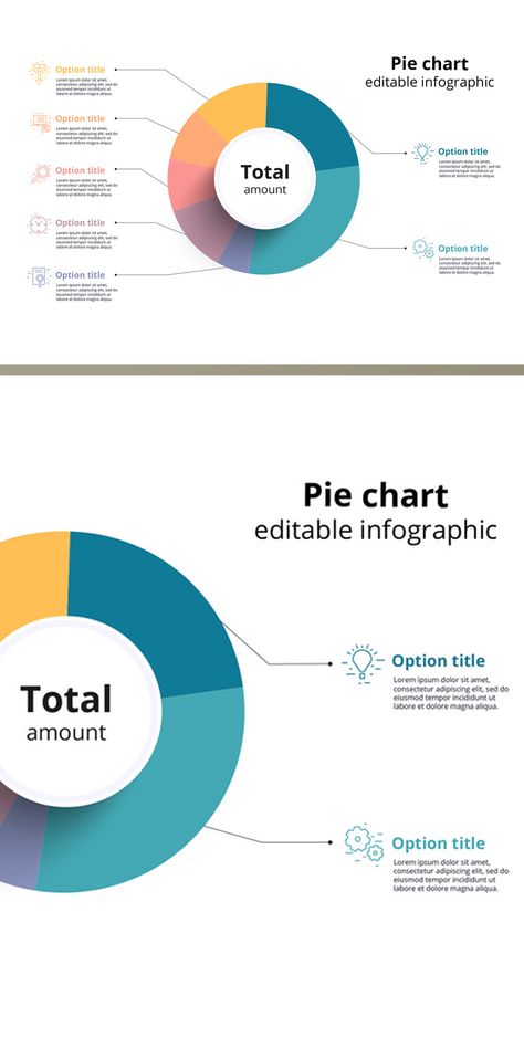 template, illustrator, ai, layout, infographic, pie chart, circle, diagram, dimension, editable, section, graphic, element, business, corporative, design, presentation Pie Chart Graphic Design, Infographic Design Layout Template, Pie Chart Design Creative, Pie Chart Design, Infographic Layout Templates, Pie Chart Infographic, Circle Diagram, Circle Infographic, Infographic Layout