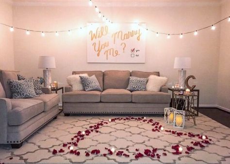 Marry Me Proposal Ideas Romantic At Home, In Home Proposal Ideas, Living Room Proposal Ideas, Home Proposal Decoration Ideas, Engagement Ideas Proposal At Home, Proposal Set Up Ideas At Home, Engagement Set Up Ideas At Home, Simple Proposal Ideas At Home, At Home Proposal Ideas