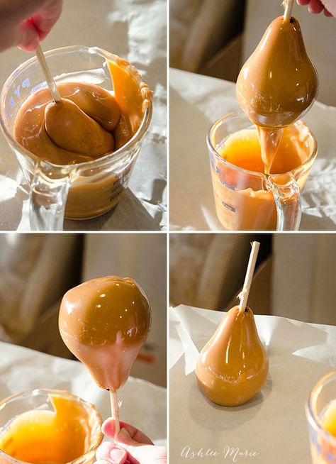 caramel covered pears is seriously one of the most delicious treats you'll have Chocolate Covered Pears, Caramel Pears, Kid Recipes, Frozen Olaf, I Love Chocolate, Frozen Birthday Party, Delicious Treats, Eat Dessert First, Frozen Party