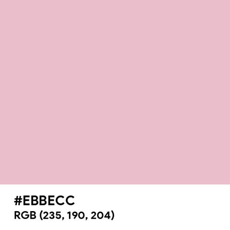 Icy Pink color hex code is #EBBECC Icy Pink, Split Complementary Colors, Winter Palette, Rgb Color Wheel, Rainbow Palette, True Winter, Whimsical Style, Color Palette Pink, Hex Color Codes