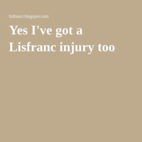 Yes I've got a Lisfranc injury too !  Repost By Pulseroll the leaders in Vibrating training & recovery products.  https://pulseroll.com/  Repost By Pulseroll the leaders in Vibrating training & recovery products.  https://pulseroll.com/ Lisfranc Injury, Injury Recovery, Life Improvement, Train