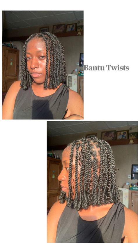 Short/shoulder length goddess bantu twists using Brazilian wool Brazilian Wool Hairstyles, Brazilian Twist, Brazilian Wool, Short Twists, Feed In Braids Hairstyles, Hair Scarf Styles, Quick Braided Hairstyles, Casual College Outfits, Short Braids