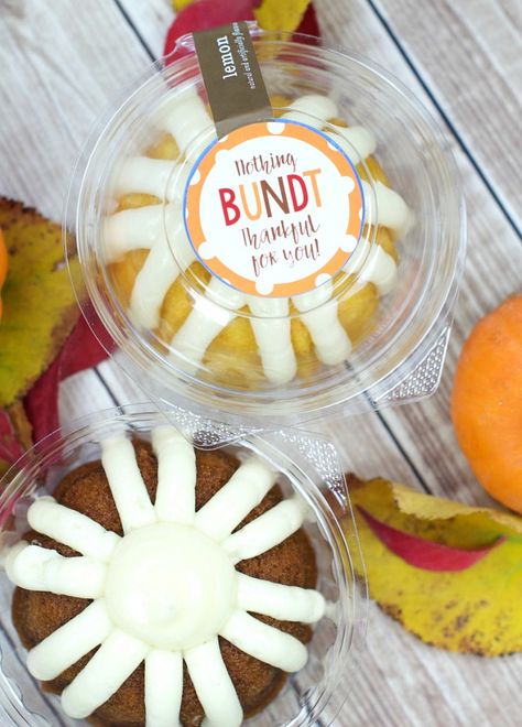 Nothing Bundt Thankful for You Thanksgiving Gift Thanksgiving Teacher Gifts, Grateful For, Teachers Thanksgiving, Nothing Bundt, Kitchen 2020, Nothing Bundt Cakes, Inexpensive Christmas Gifts, Inexpensive Christmas, Marketing Gift