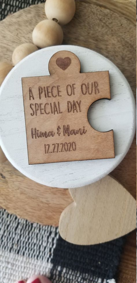 Wedding Puzzle Pieces, Wedding Favours Magnets, Inexpensive Wedding Favors, Wedding Magnet, Wedding Giveaways, Best Wedding Favors, Etsy Wedding Favors, Inexpensive Wedding, Wedding Favors Cheap