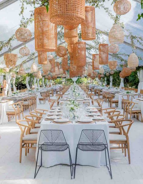 Filipiniana Wedding Dress, Boho Lanterns, Wedding Tent Decorations, Filipiniana Wedding, Outdoor Tent Wedding, Clear Tent, Outdoor Wedding Inspiration, Tent Decorations, Wedding Lighting