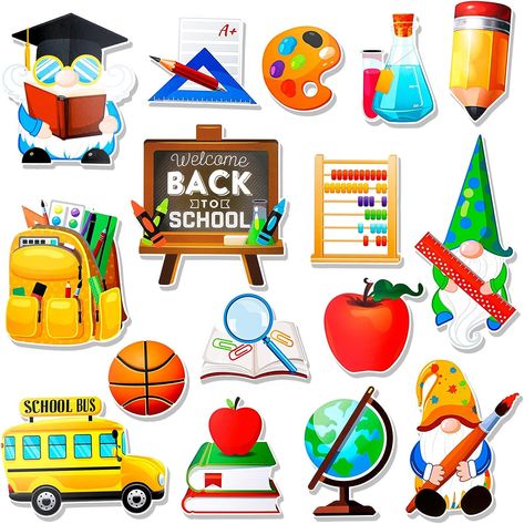 AWESOME 32pcs Welcome Back to School Bulletin Board Decorations Welcome Back To School Decorations First Day, First Day Of School Party, Blackboard Decoration, Decoration Back To School, Apple School, Chalkboard Decor, Back To School Bulletin Boards, Back To School Party, Study Stationery