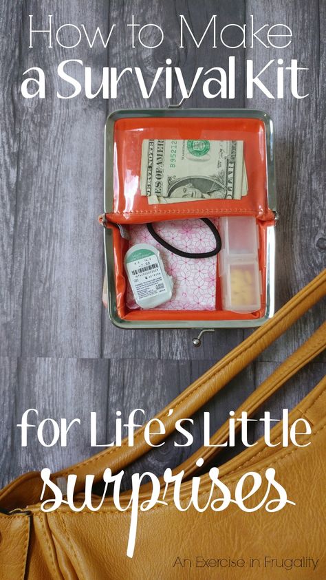 How to Make a Survival Kit for Life’s Little Surprises Survival Kit For Life, Squats Exercise, Mini Emergency Kit, Types Of Squats, Facebook Tips, How To Make Purses, An Exercise, At Home Exercises, Pure Leaf Tea Bottle