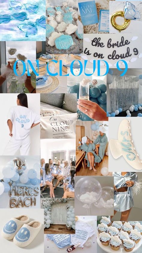 Cloud 9 Theme Outfit, Cloud Bachelorette Theme, Bride On Cloud 9 Bachelorette Theme, In The Clouds Bachelorette, On Cloud 9 Bachelorette Party Theme, On Cloud Bride Bachelorette, Bachelorette Party 70s, Relaxing Bachelorette Party Themes, This Bride Is On Cloud 9