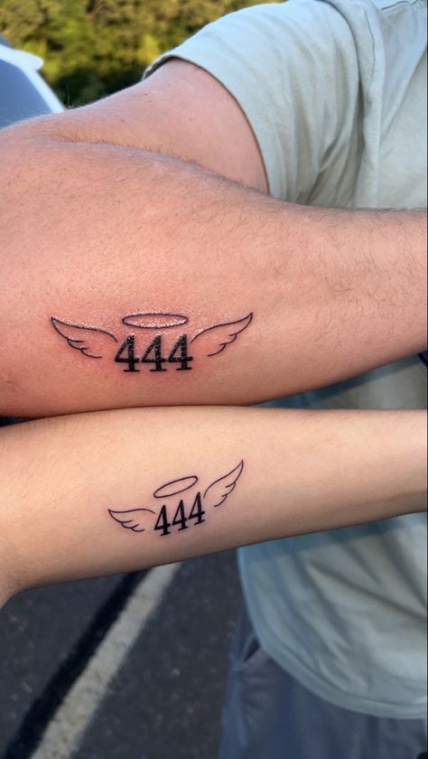 Matching couple tattoo Tattoo Ideas For Best Friends Men, For Better For Worse For Life Tattoo, Matching Couple Tattoos Anime, Lesbian Couple Tattoos Matching, Bf Gf Matching Tattoos, 4 Better 4 Worse 4 Life Tattoo, Gf And Bf Tattoos, Bf Tattoo Ideas, Tattoos For Boyfriend And Girlfriend