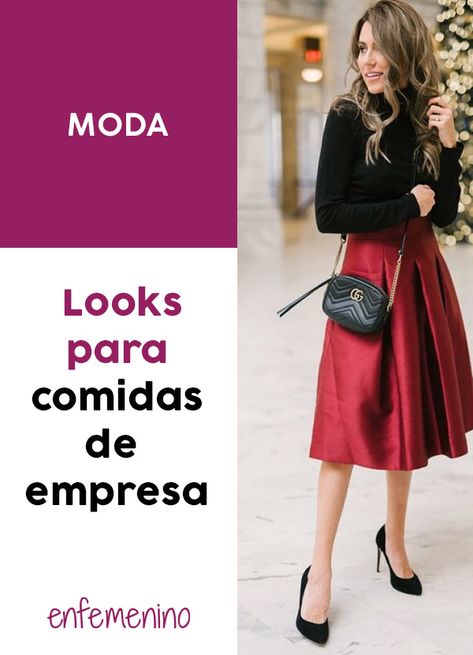 Las mejores ideas de looks para deslumbrar en cualquier comida de empresa. #fashion #comidas Outfit Para Cena Casual, Outfit Para Fiesta Casual, Outfit Cena, Outfit Navidad, Funny Jobs, Outfit Elegantes, Fiesta Outfit, Cocktail Outfit, Outfit Mujer