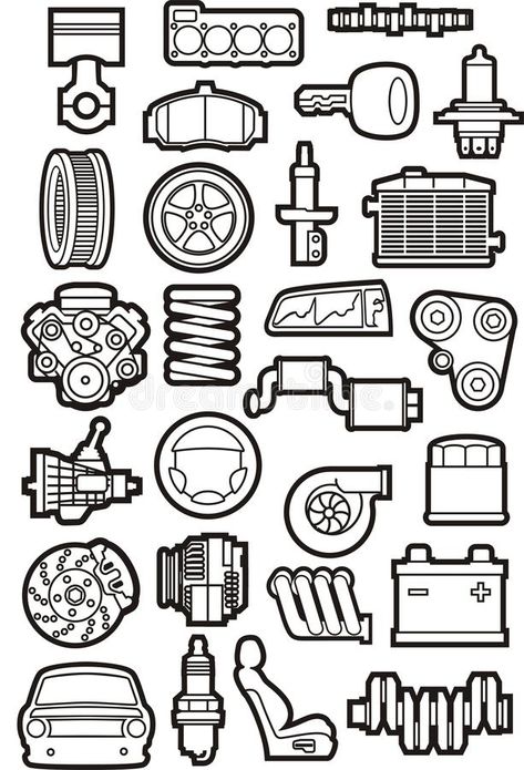 Piston Tattoo, Car Part Art, Gambar Lanskap, Lion Tattoo Sleeves, Mechanic Tattoo, Automotive Logo Design, Cool Car Drawings, Projets Cricut, Car Tattoos