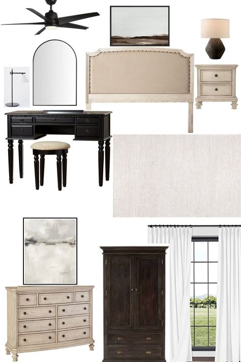 This mood board is full of modern bedroom ideas with a French country twist! Next on my to-do list is to tackle my bedroom makeover. I’ve already completed our sophisticated baby girl nursery and my daughter’s blush bedroom makeover, so it’s finally time to tackle mine! I’ve been in serious nesting mode over here so I’m using my… The post Bedroom Ideas: Modern French Country appeared first on Marly Dice. Modern French Country Bedroom, Cozy Neutral Bedroom, Neutral Bedroom Ideas, Mood Board Bedroom, French Country Bedroom, Bedroom Mood Board, Blush Bedroom, Bedroom Ideas Modern, Frugal Decor