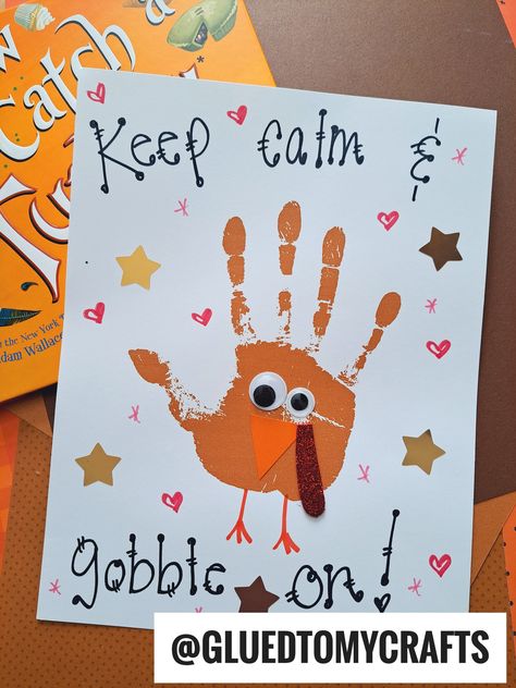 November Handprint Crafts, Turkey Handprint Craft, Thanksgiving Crafts For Toddlers, Thanksgiving Crafts Preschool, November Crafts, Baby Art Projects, Fall Arts And Crafts, Thanksgiving Preschool, Toddler Art Projects