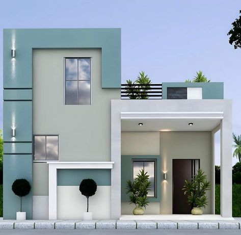 Home Front Colour Idea Paint Colors, New Home Front Design, Home Elevation Colour Idea Paint Colors, Home Outside Painting Ideas, Paints For Home Exterior, Colours For Exterior Of House, Outside Colour Of House, Outside Home Paint Colors Indian, Paint Colors Outside Exterior Houses