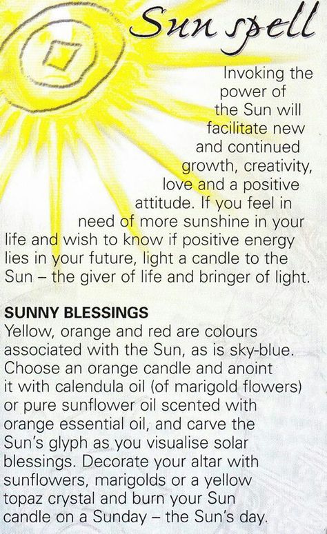 Sun spell Male Wiccan, Sunday Magick, Sun Spells, Sun Spell, Magick Candles, Witch Info, Goddess Asherah, Witch Recipes, Witch Spells