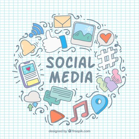 Social Media Border Design, Poster On Social Media Drawing, Social Media Aesthetic Art, Poster About Social Media, Effect Of Social Media Art, Media Literacy Poster Drawing, Impact Of Social Media Art, Social Media Poster Drawing, Social Media Negative Illustration