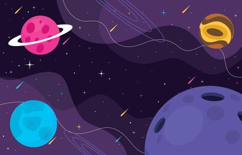 Galaxy Template Background, Background Images For Laptop Aesthetic, Space Background Illustration, Cartoon Space Background, Space Background Galaxies, Galaxy Laptop Wallpaper, Galaxy Wallpaper Laptop, Aesthetic Space Background, Space Background Drawing