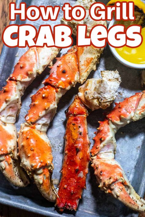 Grill Crab Legs Recipes, Crab Legs On Blackstone, Grilled Crab Legs How To Cook, Grilled King Crab Legs Recipe, Grilled Crab Legs Recipes, Smoked Crab Leg Recipes, Crab Leg Recipes Boiled, Grilled Crab Legs, Alaskan Crab Legs