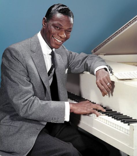 Nat King Cole "Smile" (1954) Check more at https://top.vietut.com/f253cc8c33827fc/ Iconic People, Nat King Cole, King Cole, Birthday Decorations, Basement, Birthday, Music, Quick Saves