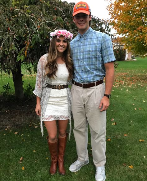 Golfer Couple Costume, Couples Halloween Costume Ideas Tall And Short, Tall And Short Halloween Costumes, Forest Gump And Jenny Costume Diy, Forest Gump And Jenny, Toddler Birthday Themes, Tall And Short, Forest Gump, Fun Costumes