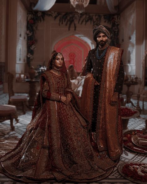 Hasnain Lehri, Reception Poses, Walima Dress, Red Bridal Dress, Latest Bridal Lehenga, Desi Wedding Dresses, Wedding Photoshoot Props, Couple Wedding Dress, Indian Wedding Couple Photography