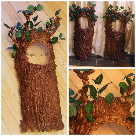 Tree Props, Tree Costume, Fake Trees, Spray Foam, Camping Theme, Vacation Bible School, Tree Crafts, Foam Crafts, Wizard Of Oz