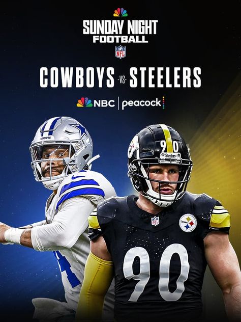 Steelers Vs Cowboys, Sunday Night Football, Site Words, Steeler Nation, Nfl Dallas Cowboys, Nfl Games, Sunday Night, Pittsburgh Steelers, Dallas Cowboys