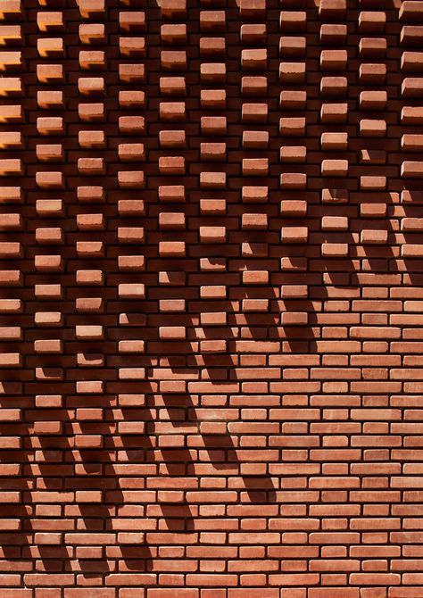 Yves Saint Laurent Marrakech, Saint Laurent Marrakech, محطة وقود, Studio Ko, Brick Works, Brick Interior, Brick Cladding, Brick Detail, Brick Art