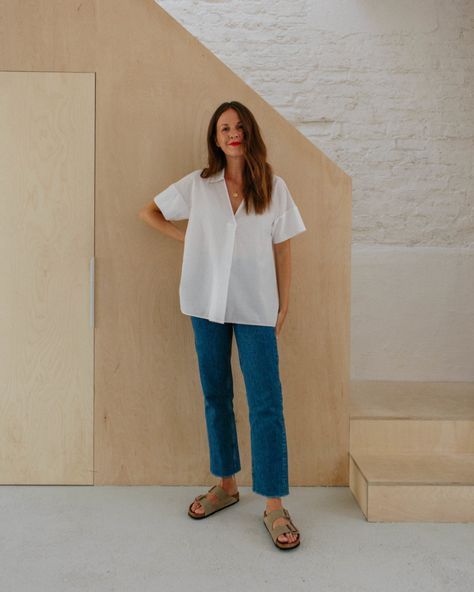 A Week Of Outfits, Week Of Outfits, Minimalist Moda, Looks Jeans, Cup Of Jo, 여름 스타일, Classic White Shirt, Have A Lovely Weekend, Looks Street Style