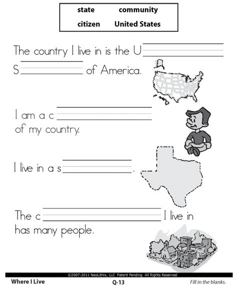 1st Grade Social Studies Worksheets, 1st Grade Social Studies, First Grade Social Studies, Social Studies Maps, Third Grade Social Studies, 3rd Grade Social Studies, Geography Worksheets, Kindergarten Social Studies, 4th Grade Social Studies