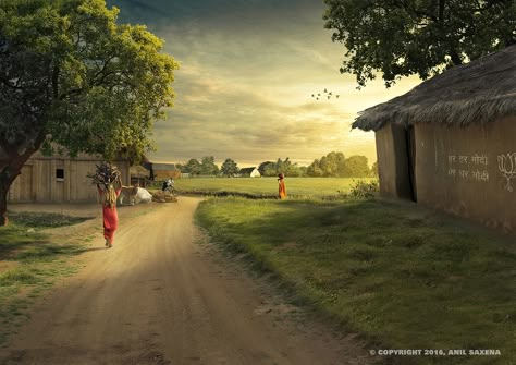 VILLAGE on Behance Village Photos, Nature Background Images, Background Images For Editing, Love Background Images, Black Background Images, New Background Images, Dslr Background Images, Background Wallpaper For Photoshop, Banner Background Images