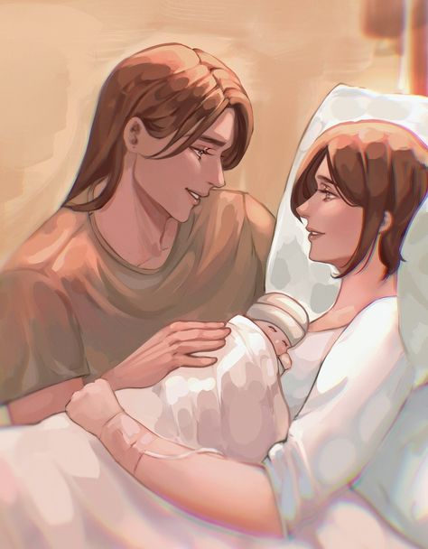 Eren And Annie, Mikasa X Eren, Anime Siblings, Baby Icon, Anime Cupples, Eren X Mikasa, Attack On Titan Ships, Attack On Titan Funny, Eren And Mikasa